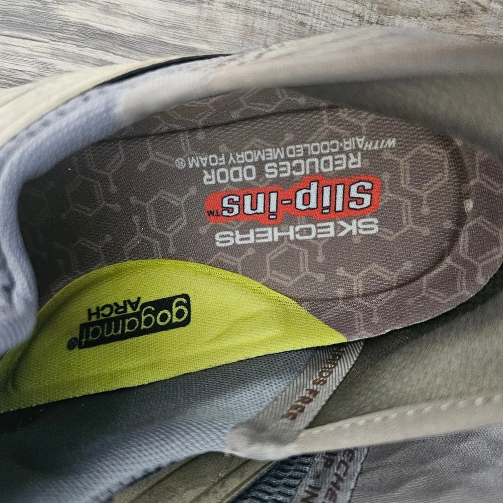 Skechers Slip-ins Royce Ocon Men's 8.5 Taupe Comfort Walking Sneakers 210811